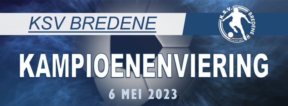 Kampioenenviering KSV Bredene